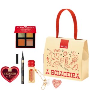 Kit Boiadeira By Ana Castela Gloss + Caneta Delineadora + Paleta + Blush - Imagem 1